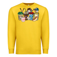 Lemon Baseball coffee cups Premium Sweatshirt - HowdyJamesFarm