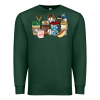 Sports Green Baseball coffee cups Premium Sweatshirt - HowdyJamesFarm