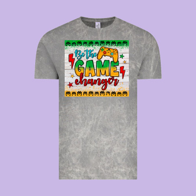 Be The Game Changer Vintage Tee Designed By Jahusdesignshop