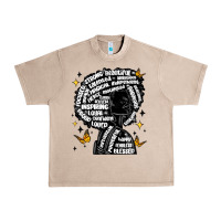 French Oak black woman quotes Urban Heavy Tee - MaliasSmallBusiness