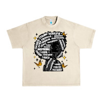 Sandshell black woman quotes Urban Heavy Tee - MaliasSmallBusiness