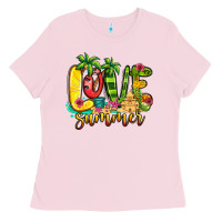 Bubblegum Pink love summer Ladies Tee - Jasminsmagicworld