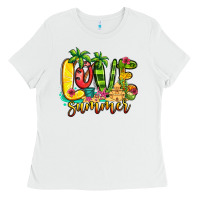 White love summer Ladies Tee - Jasminsmagicworld