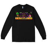 Black thick and a treat libbey glass Long Sleeve Tee - BundleAndBundleShop