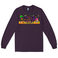 Plum thick and a treat libbey glass Long Sleeve Tee - BundleAndBundleShop