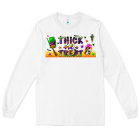 White thick and a treat libbey glass Long Sleeve Tee - BundleAndBundleShop