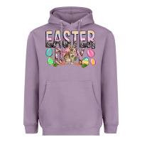 Lavender Easter Day with rabbit Heavyweight Hoodie - HowdyJamesFarm