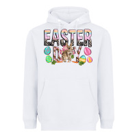 White Easter Day with rabbit Heavyweight Hoodie - HowdyJamesFarm