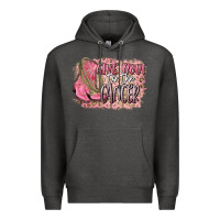 Charcoal Heather give boot to the cancer Premium Hoodie - CowGirlArtShop
