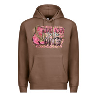 Chestnut give boot to the cancer Premium Hoodie - CowGirlArtShop