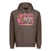 Coffee give boot to the cancer Premium Hoodie - CowGirlArtShop