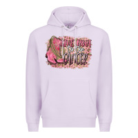 Lilac give boot to the cancer Premium Hoodie - CowGirlArtShop