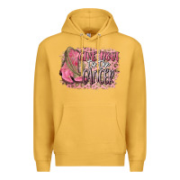 Mustard give boot to the cancer Premium Hoodie - CowGirlArtShop