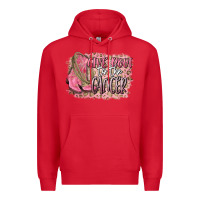 Red give boot to the cancer Premium Hoodie - CowGirlArtShop