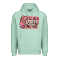 Seafoam give boot to the cancer Premium Hoodie - CowGirlArtShop
