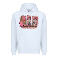 White give boot to the cancer Premium Hoodie - CowGirlArtShop