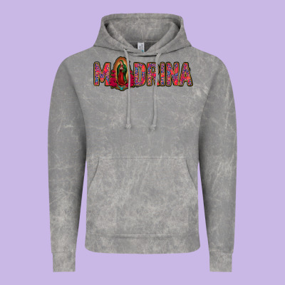 Madrina Lady Of Guadalupe Vintage Hoodie Designed By Jasminsmagicworld
