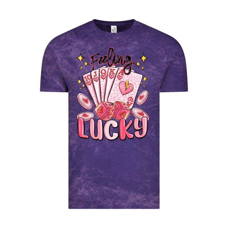 Feeling Lucky Vintage Tee by MaliasSmallBusiness | Teevron