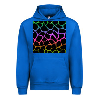 Cobalt giraffe glitter seamless pattern Urban Hoodie - BundleAndBundleShop