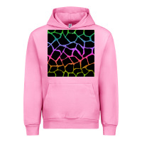 Fuchsia Pink giraffe glitter seamless pattern Urban Hoodie - BundleAndBundleShop
