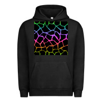 Pigment Black giraffe glitter seamless pattern Urban Hoodie - BundleAndBundleShop