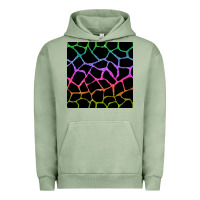 Pigment Oil Green giraffe glitter seamless pattern Urban Hoodie - BundleAndBundleShop