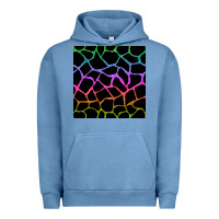Pigment Pebble Blue giraffe glitter seamless pattern Urban Hoodie - BundleAndBundleShop