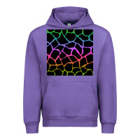 Tulip giraffe glitter seamless pattern Urban Hoodie - BundleAndBundleShop