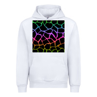 White giraffe glitter seamless pattern Urban Hoodie - BundleAndBundleShop