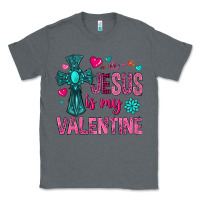 Charcoal Heather jesus is my valentine Classic Tee - NancyCooperArtShop