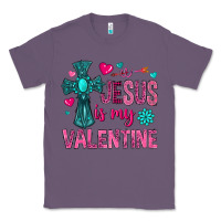 Lavender jesus is my valentine Classic Tee - NancyCooperArtShop