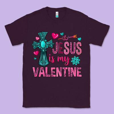 Jesus Is My Valentine Classic Tee Designed By Nancycooperartshop