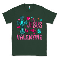 Sports Green jesus is my valentine Classic Tee - NancyCooperArtShop