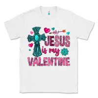 White jesus is my valentine Classic Tee - NancyCooperArtShop
