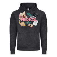 Vintage Black medical codler Vintage Hoodie - MaliasSmallBusiness