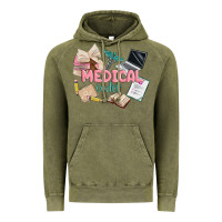 Vintage Olive medical codler Vintage Hoodie - MaliasSmallBusiness