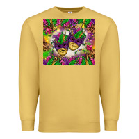 Antique Gold Mardi Gras masks tumbler Premium Sweatshirt - HowdyJamesFarm