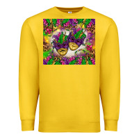 Lemon Mardi Gras masks tumbler Premium Sweatshirt - HowdyJamesFarm