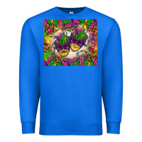 True Royal Mardi Gras masks tumbler Premium Sweatshirt - HowdyJamesFarm