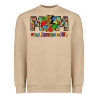 Mushroom empowering autism mom life Heavyweight Sweatshirt - LillyAllenDesigns
