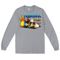 Heather Grey preschool Long Sleeve Tee - BundleAndBundleShop
