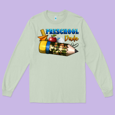 Preschool Long Sleeve Tee Designed By Bundleandbundleshop