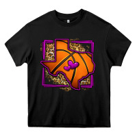 Black leopard basketball texas map Heavy Core Tee - Jasminsmagicworld