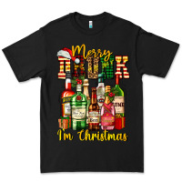 Black merry drunk im christmas Premium Tee - AdoDesignShop