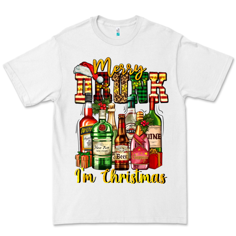 Merry Drunk Im Christmas Premium Tee by AdoDesignShop | Teevron