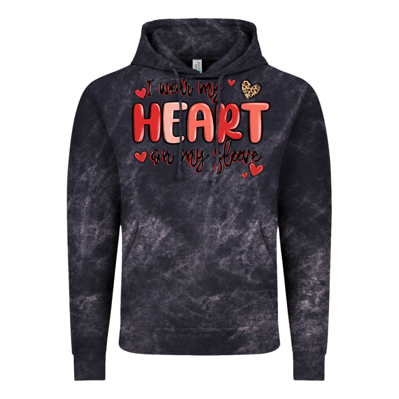 I Wear My Heart On My Sleeve Vintage Hoodie by MaliasSmallBusiness | Teevron
