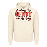 Vintage Artic i wear my heart on my sleeve Vintage Hoodie - MaliasSmallBusiness