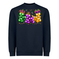 Navy mardi gras bead dogs Heavyweight Sweatshirt - LillyAllenDesigns
