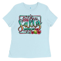 Baby Blue stay salty matthew 5 13 summer Ladies Tee - Jasminsmagicworld