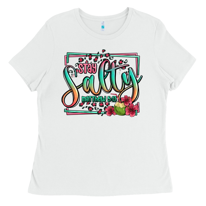 Stay Salty Matthew 5 13 Summer Ladies Tee by Jasminsmagicworld | Teevron